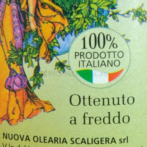 Huile d'olive vierge extra biologique obtenue par pression à froid