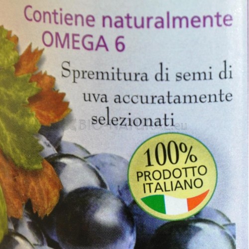 huile de pépins de raisin pressée à froid nuova olearia 100% italie