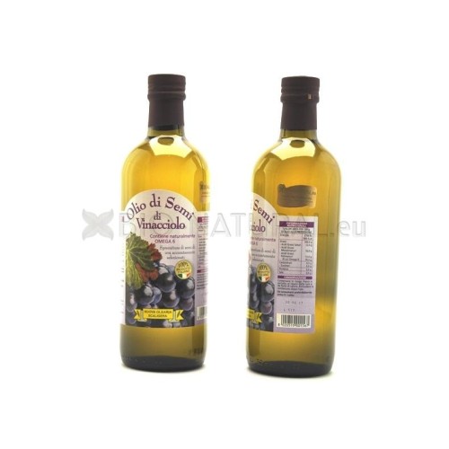 olio di semi di vinacciolo pressato a freddo nuova olearia 100% italia