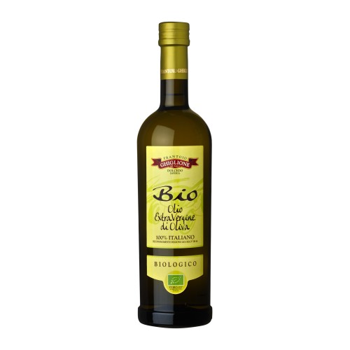 Organic extra virgin olive oil obtained cold 0.50-0.75L - Ghiglione