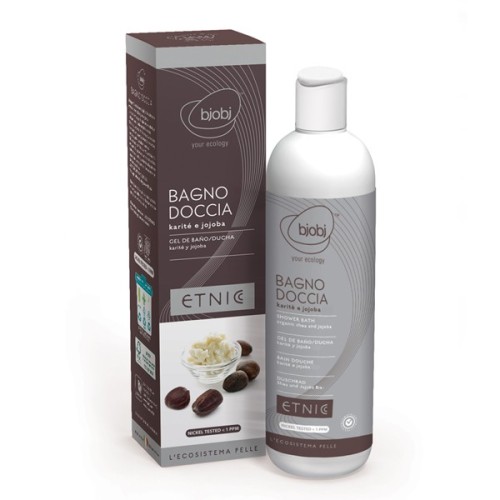 BIOBJ ETNIC SHEA UND JOJOBA DUSCHBAD 250 ml umhüllender Duft