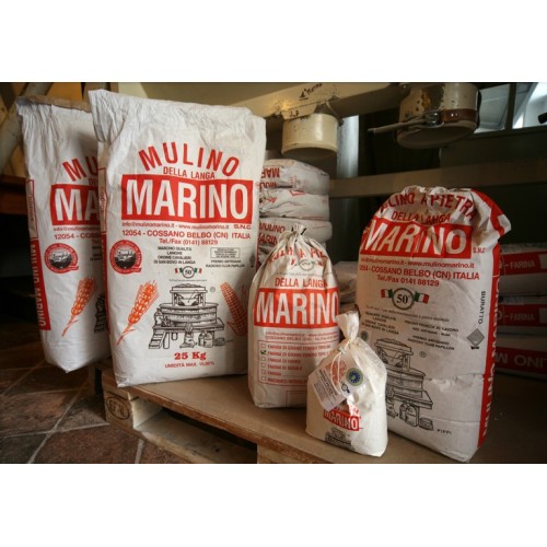 Organic stone ground TARAGNA wholemeal Italian flour - Mulino Marino