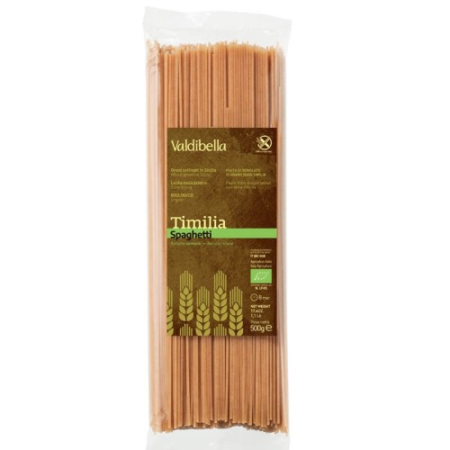 SPAGHETTI-Nudeln aus altem italienischen Weizen TIMILIA BIO VALDIBELLA
