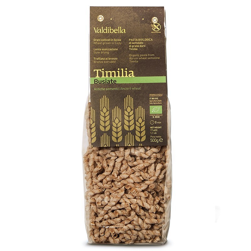 pasta BUSIATE grano antico italiano TIMILIA BIO - VALDIBELLA 0,5Kg