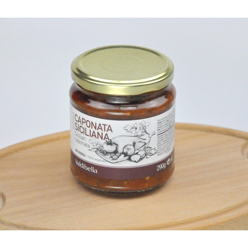 Caponata sicilienne bio 290 g - Valdibella