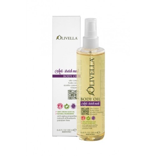 Olio corpo Antismagliature con olio d'oliva 250ml - Olivella