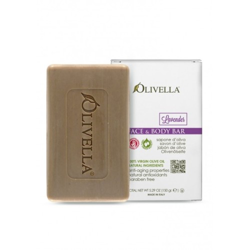 Lavender soap face and body olive oil 150gr - Olivella