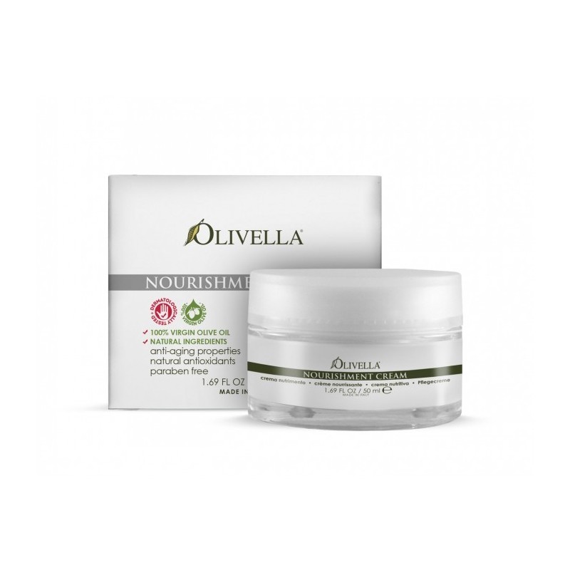 Nourishing face cream Olive oil 50ml - Olivella