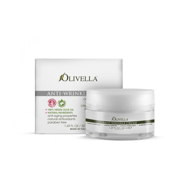 Anti-wrinkle face cream Olive oil 50ml - Olivella