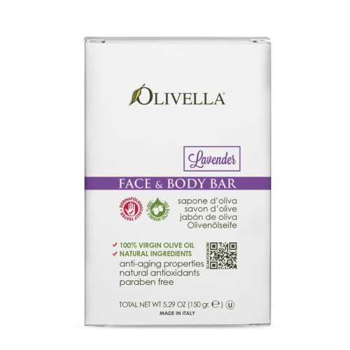 Lavender soap face and body olive oil 150gr - Olivella