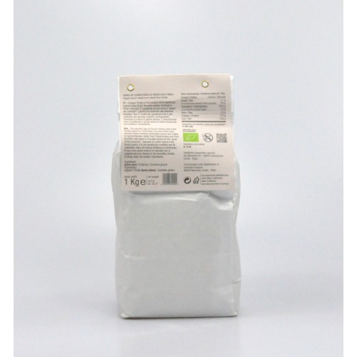 Farina Italiana biologica integrale di GRANO duro TIMILIA 1kg - VALDIBELLA