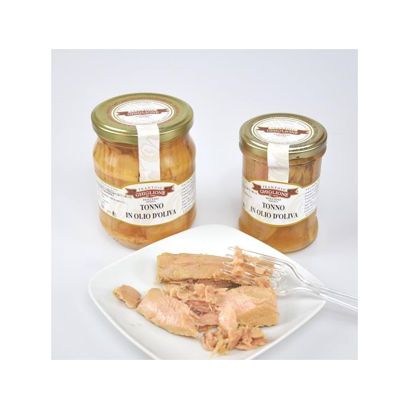 Tonno a filetti sott'olio d'oliva 300 gr e 540 gr