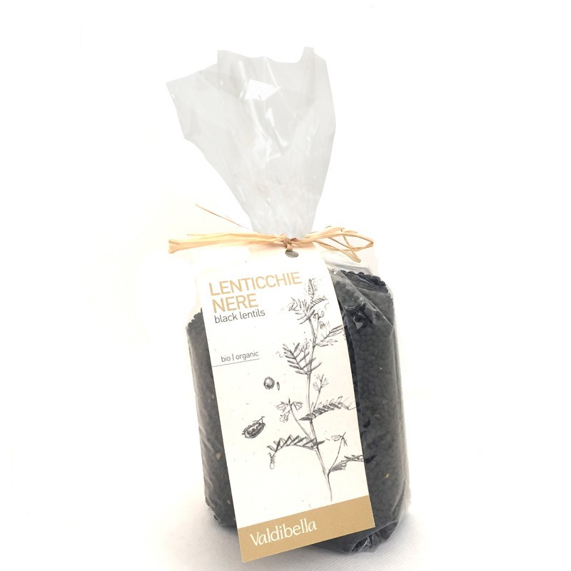 Valdibella organic black lentils 500 gr