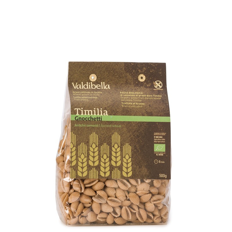 GNOCCHETTI-Nudeln aus altem italienischen Weizen TIMILIA BIO 0,5Kg