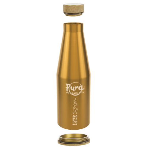 Nickelfreie, stoßfeste Reiseflasche