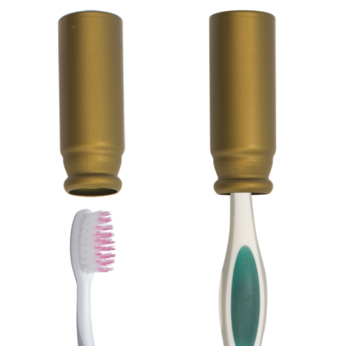 Antibakterielle Zahnbürstenhülle aus Metallkeramik mit Silberionen