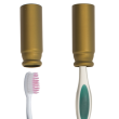 Housse de brosse à dents antibactérienne en métal-céramique avec ions