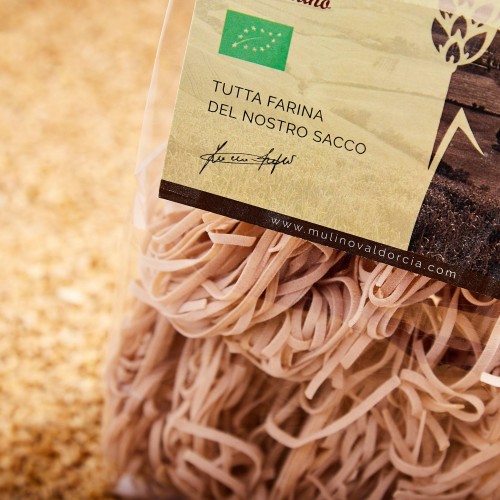 TAGLIOLINI di FARRO INTEGRALE BIO - Mulino Val d'Orcia Toscana 400gr