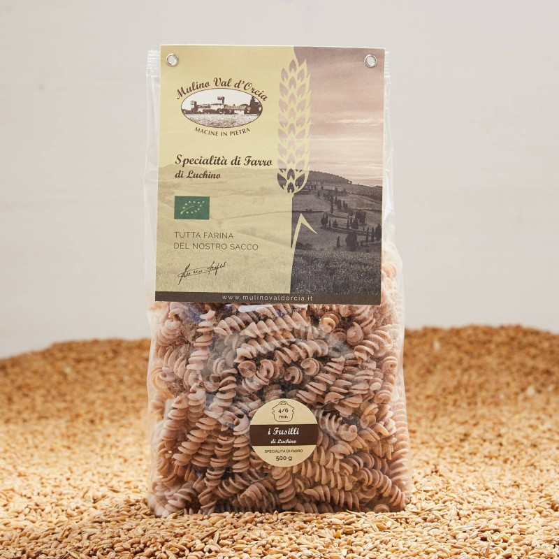 Pâtes FUSILLI au farro complet bio - Toscane