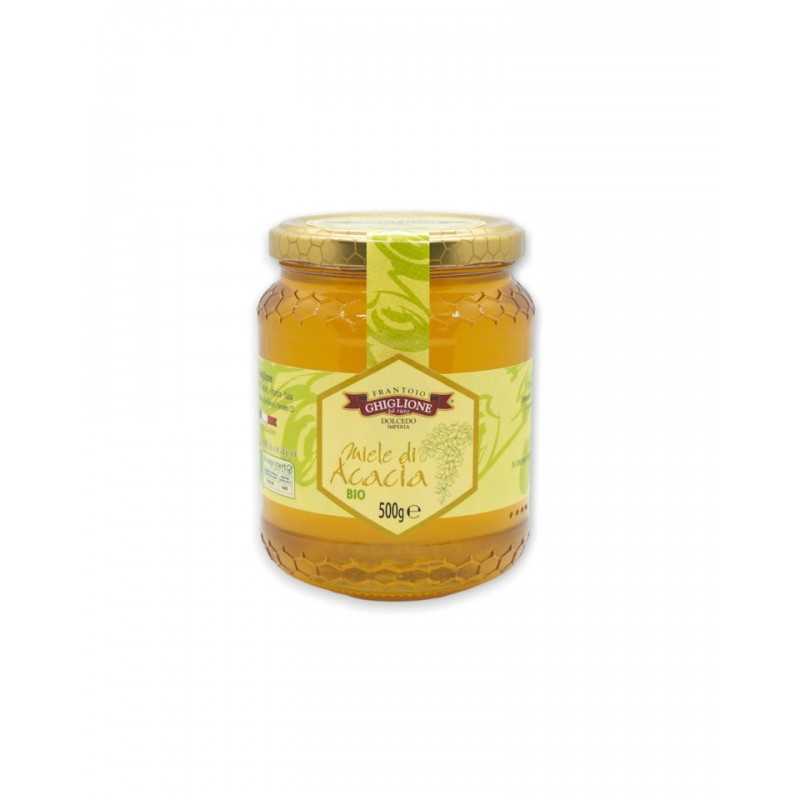 ORGANIC ACACIA HONEY 500gr - Frantoio Ghiglione