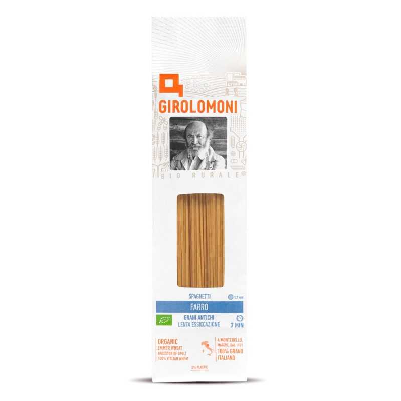 Pasta italiana SPAGHETTI BIO FARRO- Girolomoni - 500gr