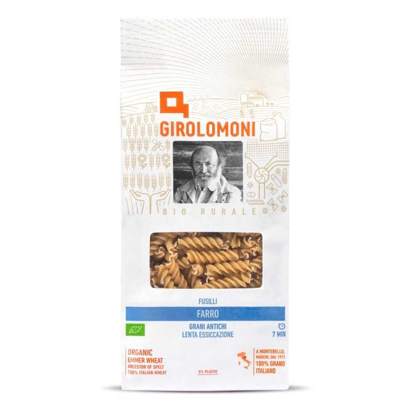 Italian pasta ORGANIC SPELLED FUSILLI - Girolomoni - 500gr