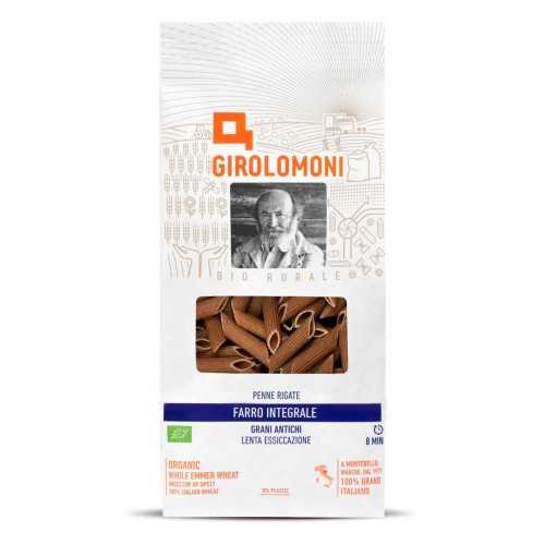 Pasta italiana PENNE di FARRO INTEGRALE BIO - Girolomoni - 500gr