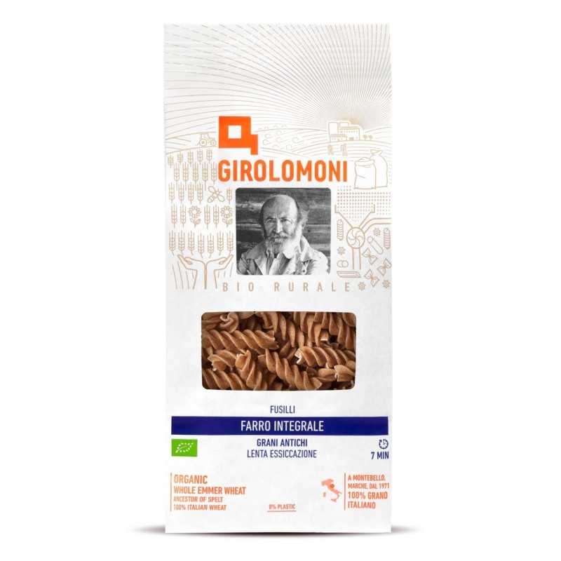 Italienische Pasta BIO-VOLLKORN-DINKEL FUSILLI - Girolomoni - 500gr