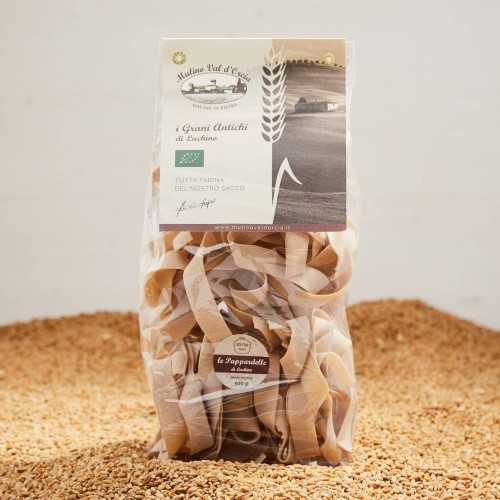 Pâtes italiennes PAPPARDELLE blé ancien biologique Senatore Cappelli