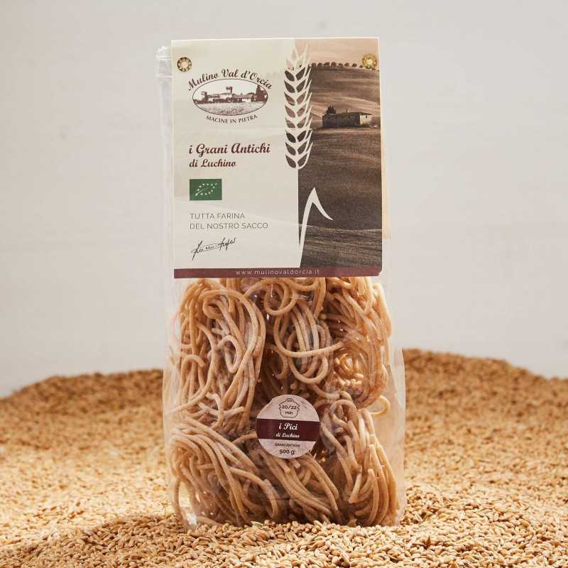 Pasta PICI grano antico italiano BIO Senatore Cappelli 0,5Kg Toscana