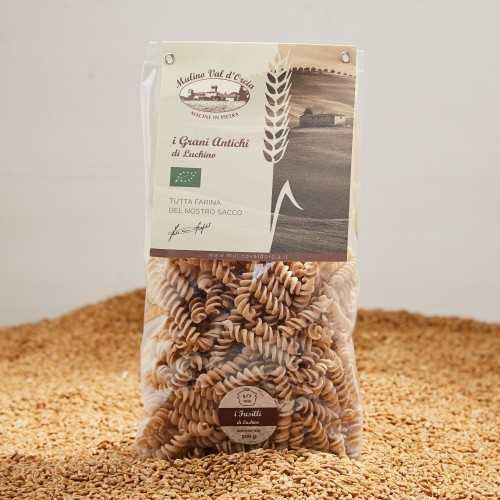 Pâtes italiennes FUSILLI blé ancien biologique Senatore Cappelli