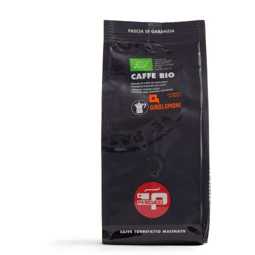 Caffè bio macinato moka 250gr Caffè Pascucci - Girolomoni
