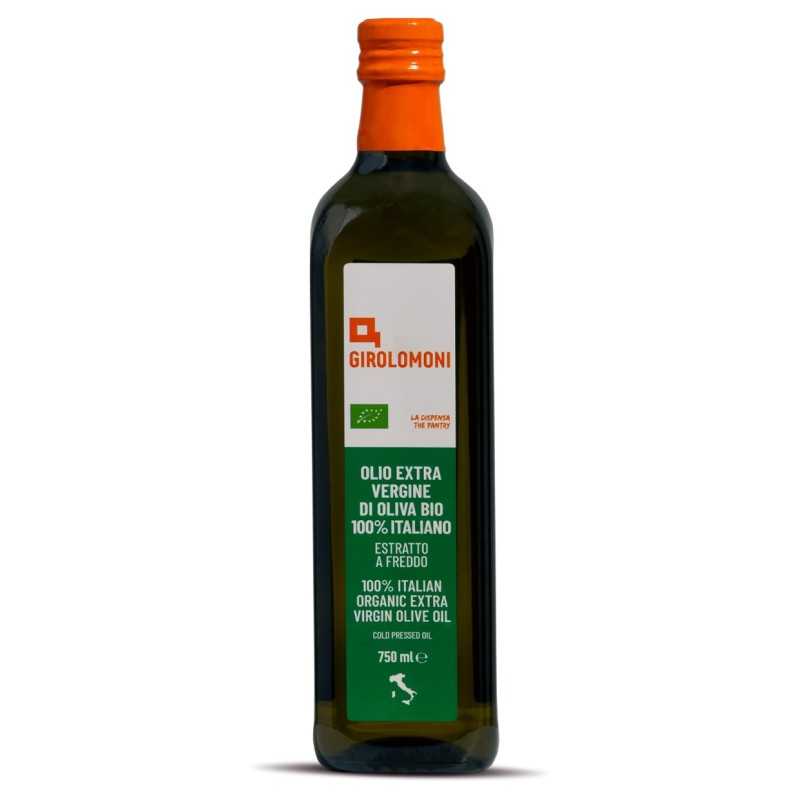 Italian ORGANIC EXTRA VIRGIN OLIVE oil cold extracted 75cl Girolimoni