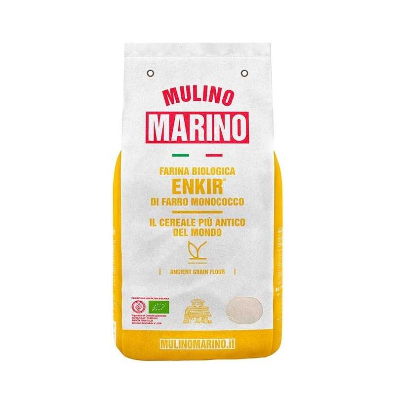 Italian stone-ground organic ENKIR flour - Mulino Marino