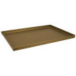 Plaque de cuisson rectangulaire en métal-céramique - sans nickel et sa