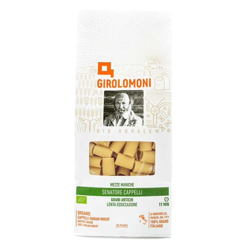 Pasta italiana MEZZE MANICHE BIO SENATORE CAPPELLI -Girolomoni - 500gr