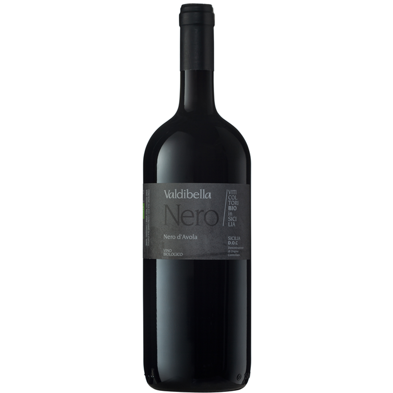 Nero d'Avola Magnum vino rosso italiano bio 1,5 L - Valdibella