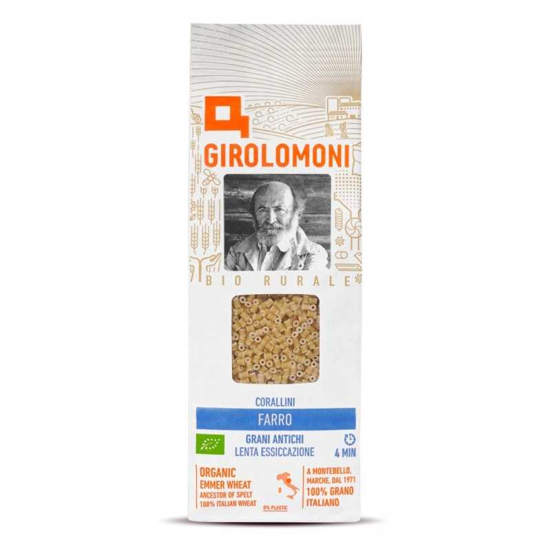 Italian pasta organic SPELLED CORALLINI - Girolomoni - 500g