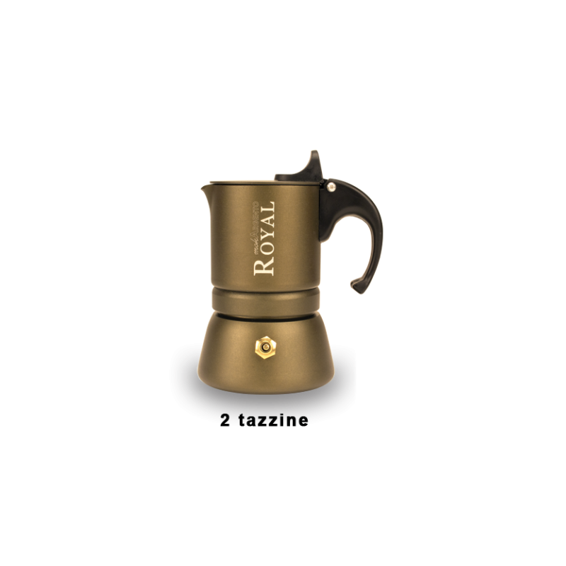 Cafetière métalcéramique avec ions d'argent, sans nickel, hypoallergén