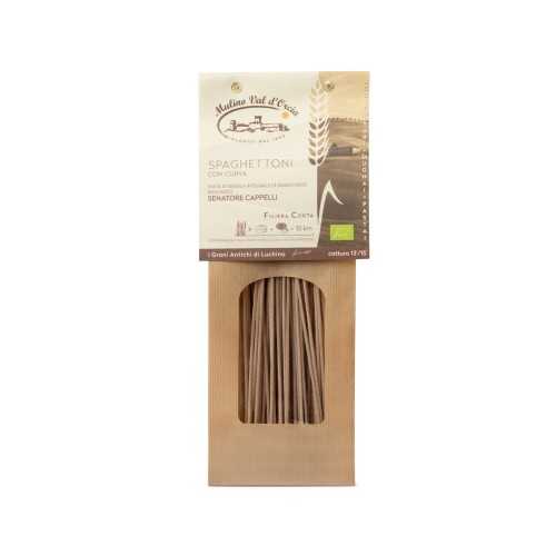 Italian Pasta SPAGHETTONI Ancient Grain BIO Senatore Cappelli 0.5Kg