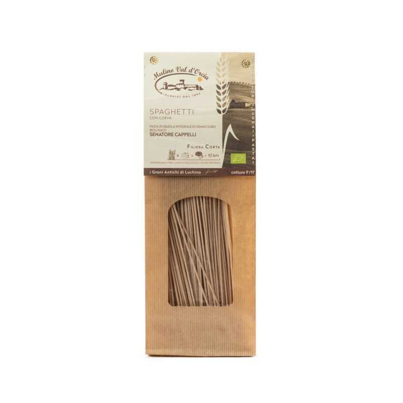 Italian Pasta SPAGHETTI Ancient Grain BIO Senatore Cappelli 0.5Kg