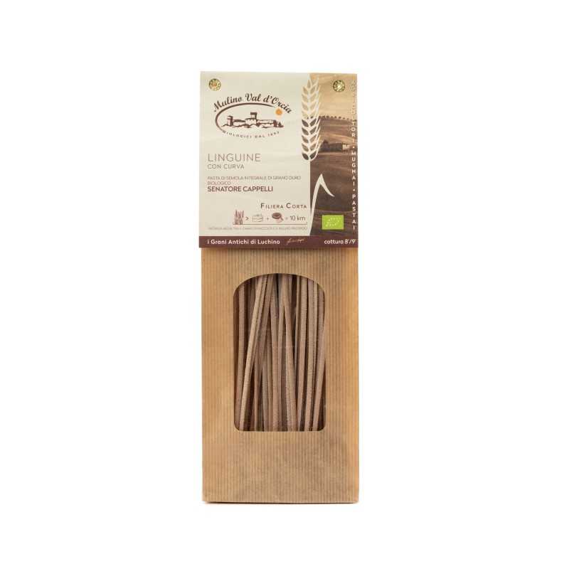 Italian Pasta LINGUINE Ancient Grain BIO Senatore Cappelli 0.5Kg