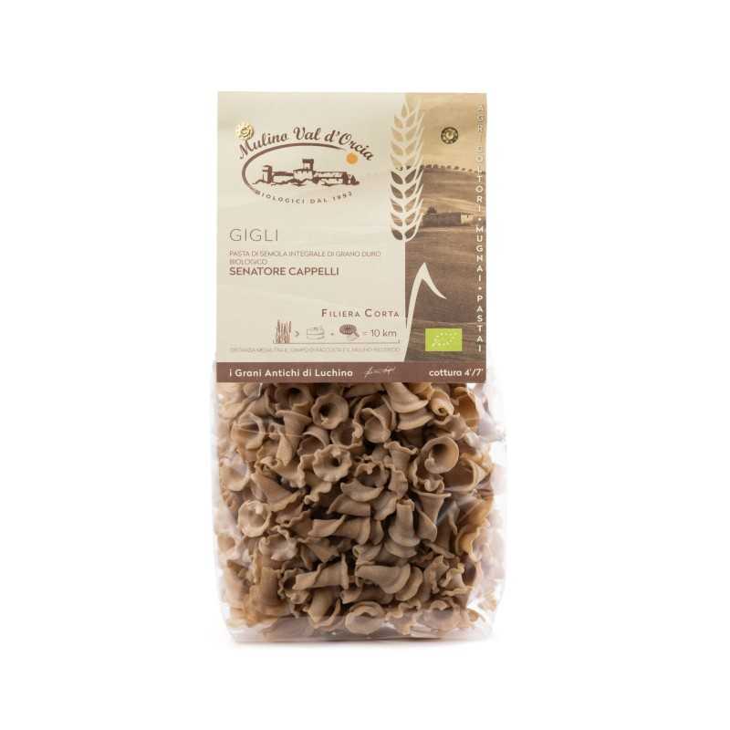Pâtes italiennes GIGLI blé ancien biologique Senatore Cappelli Pâtes italiennes GIGLI blé ancien biologique Senatore Cappelli