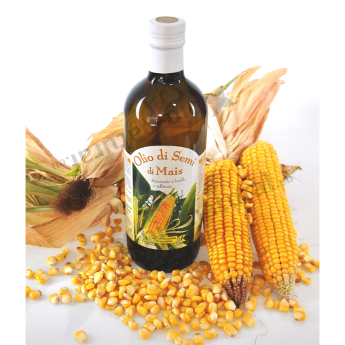 Huile de maïs pressée à froid Huile 100% italienne de Nuova Olearia 1L