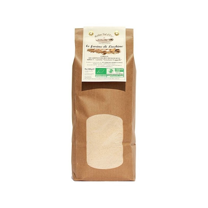 Organic Senatore Capelli Tuscan flour Mulino Val d'Orcia